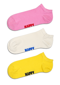 3-Pack Solid Low Socks