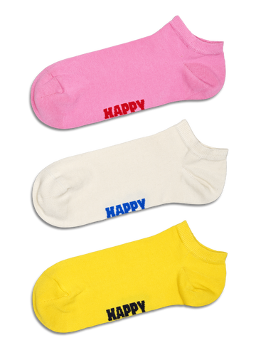 3-Pack Solid Low Socks