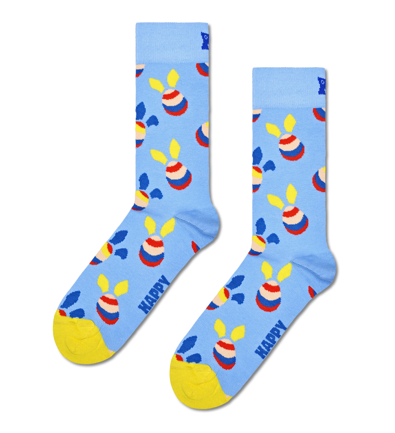 Light Blue Eggs Crew Socks | Fun & Funky Socks