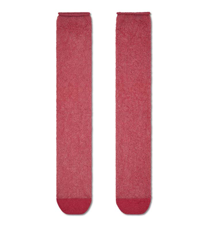 Crinkly Glitter Slouch Sock