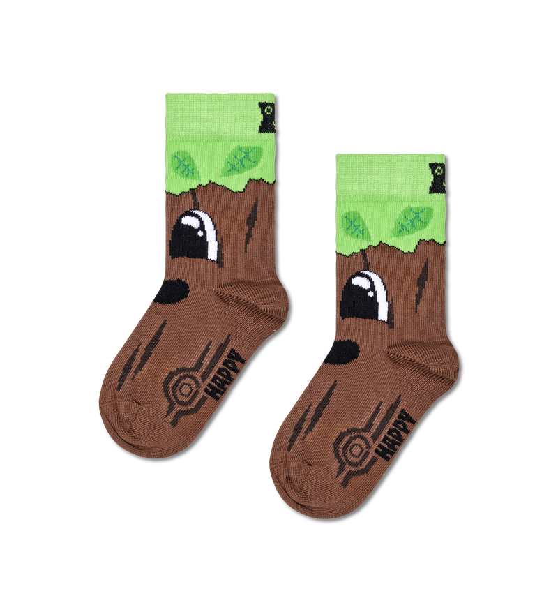 Kids Happy Tree Crew Sock | Silly Socks for Kids