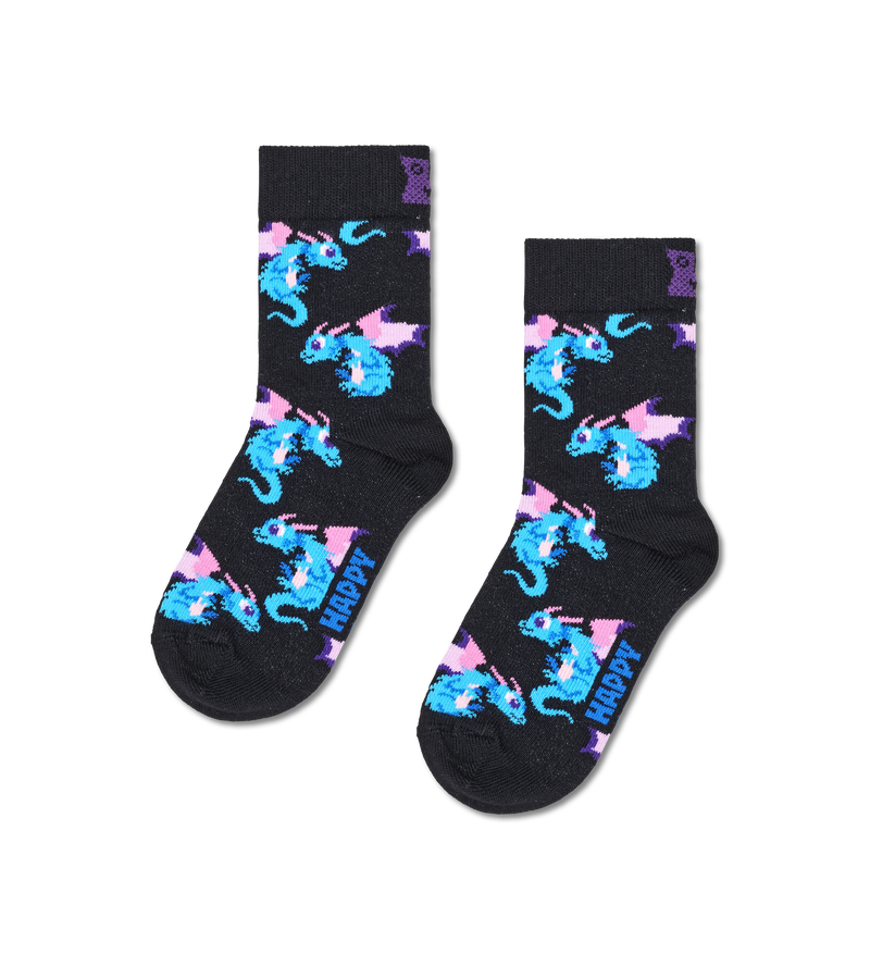 Kids Dragon Socks | Silly Anime Crew Socks for Kids