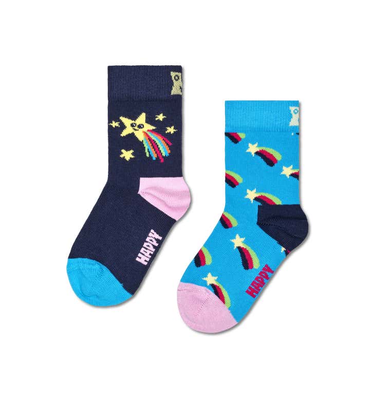 Kids 2-Pack Shining Star Socks