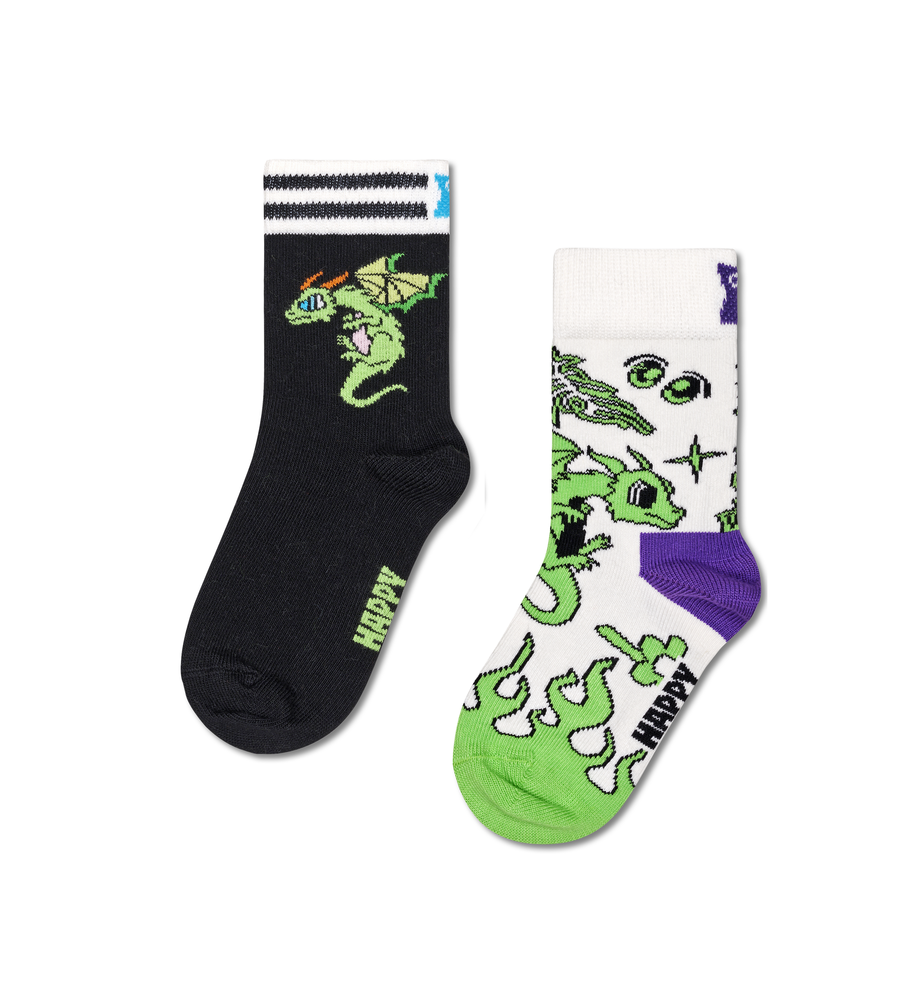 Kids Dragon Socks | Silly Crew Socks for Kids