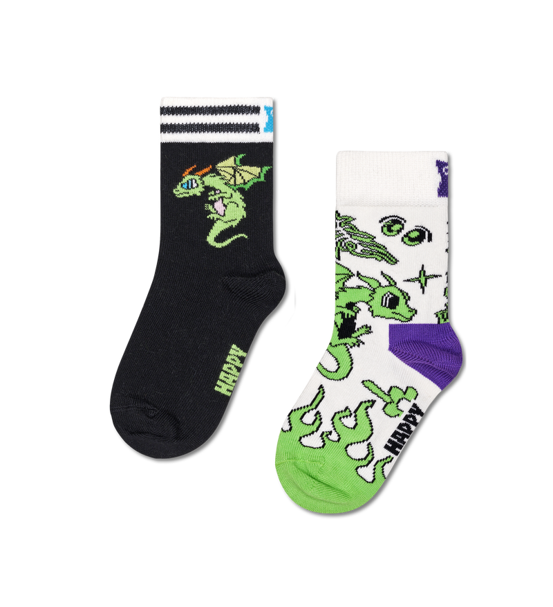 Kids Dragon Socks | Silly Crew Socks for Kids