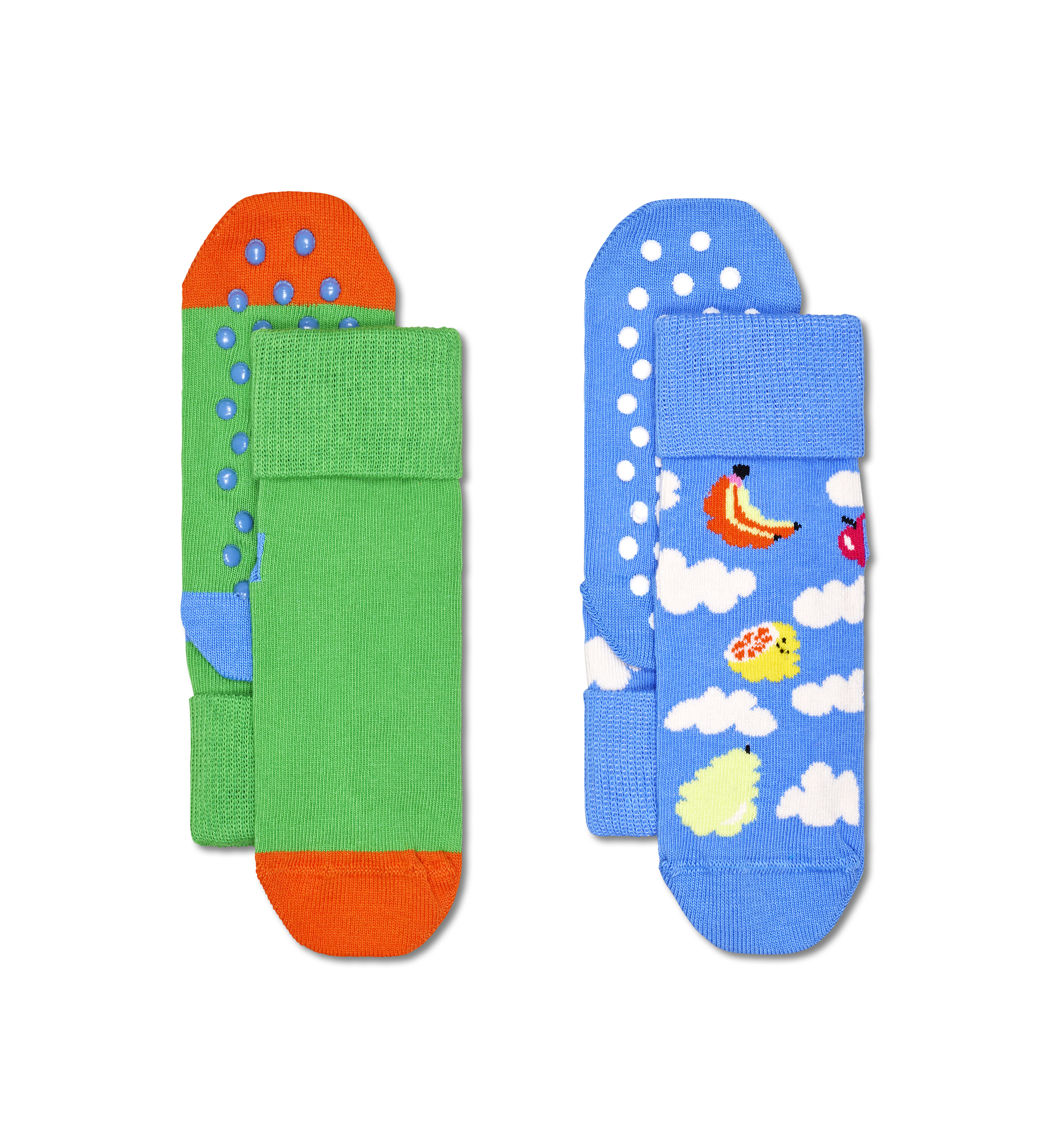 Happy Socks Kids Anti Slip Monsters 2-Pack Happy Socks Kids Anti Slip Monsters 2-Pack