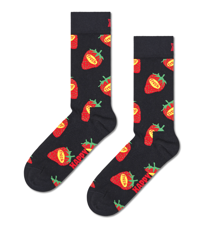 Strawberry Fresh Sock - Fun & Silly Fruit Socks