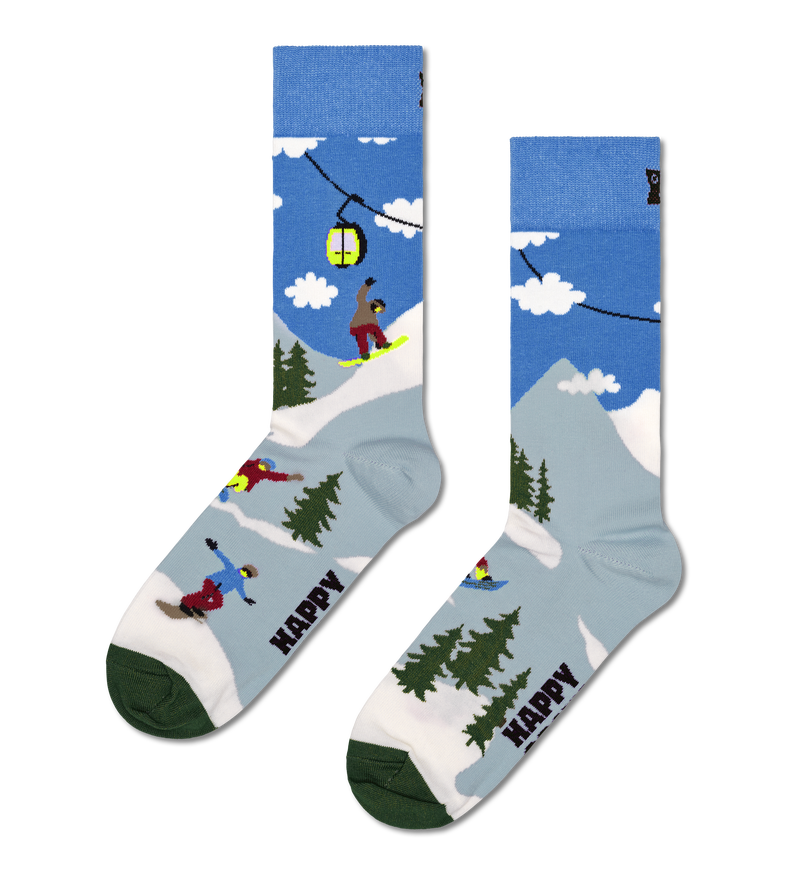 Blue Snowboard Sock | Fun & Colorful Ski Socks