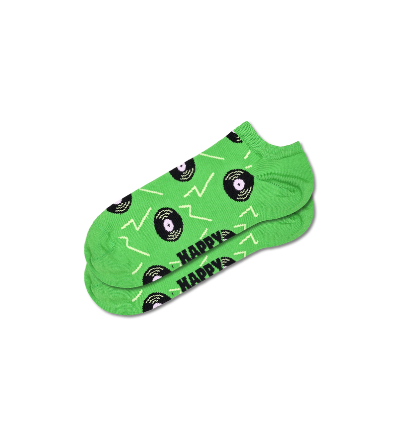 Green Vinyl Low Sock | Crazy Green Socks for Men