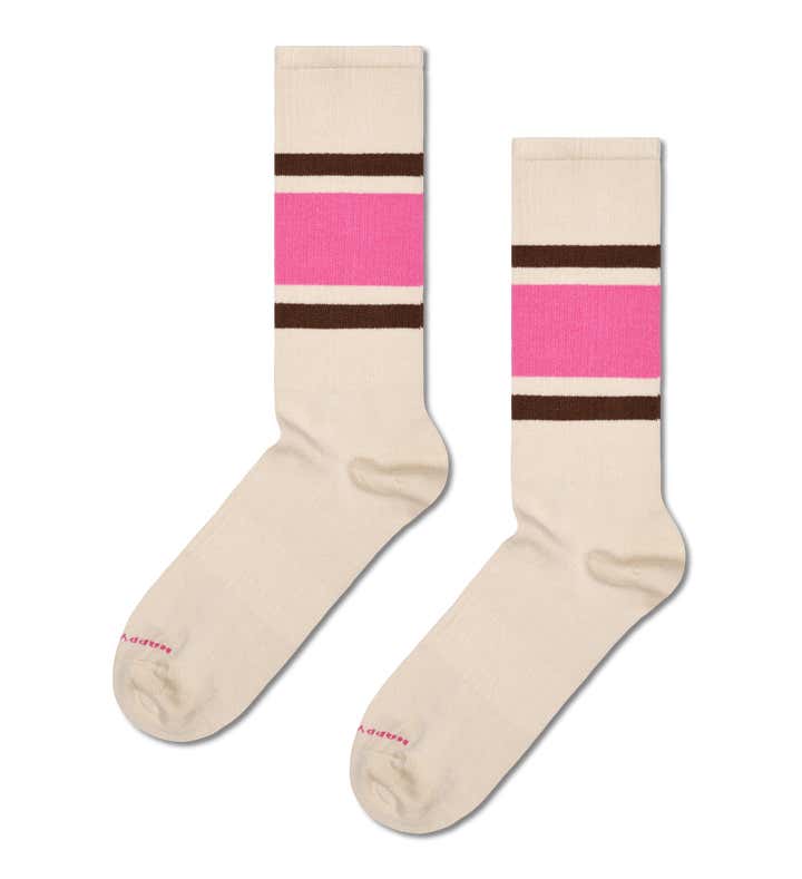 Simple Stripe Sneaker Sock