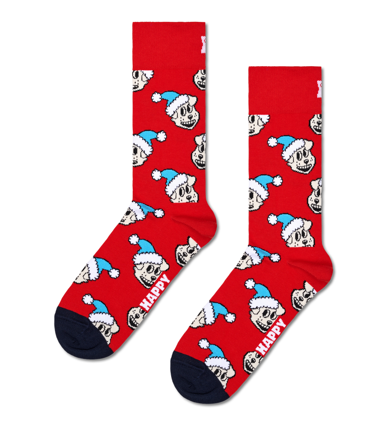 Christmas Dog Socks | Holiday Doggo Crew Sock