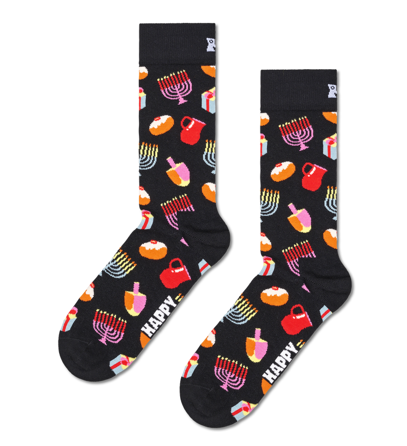 Hanukkah Crew Sock | Fun & Colorful Novelty Socks