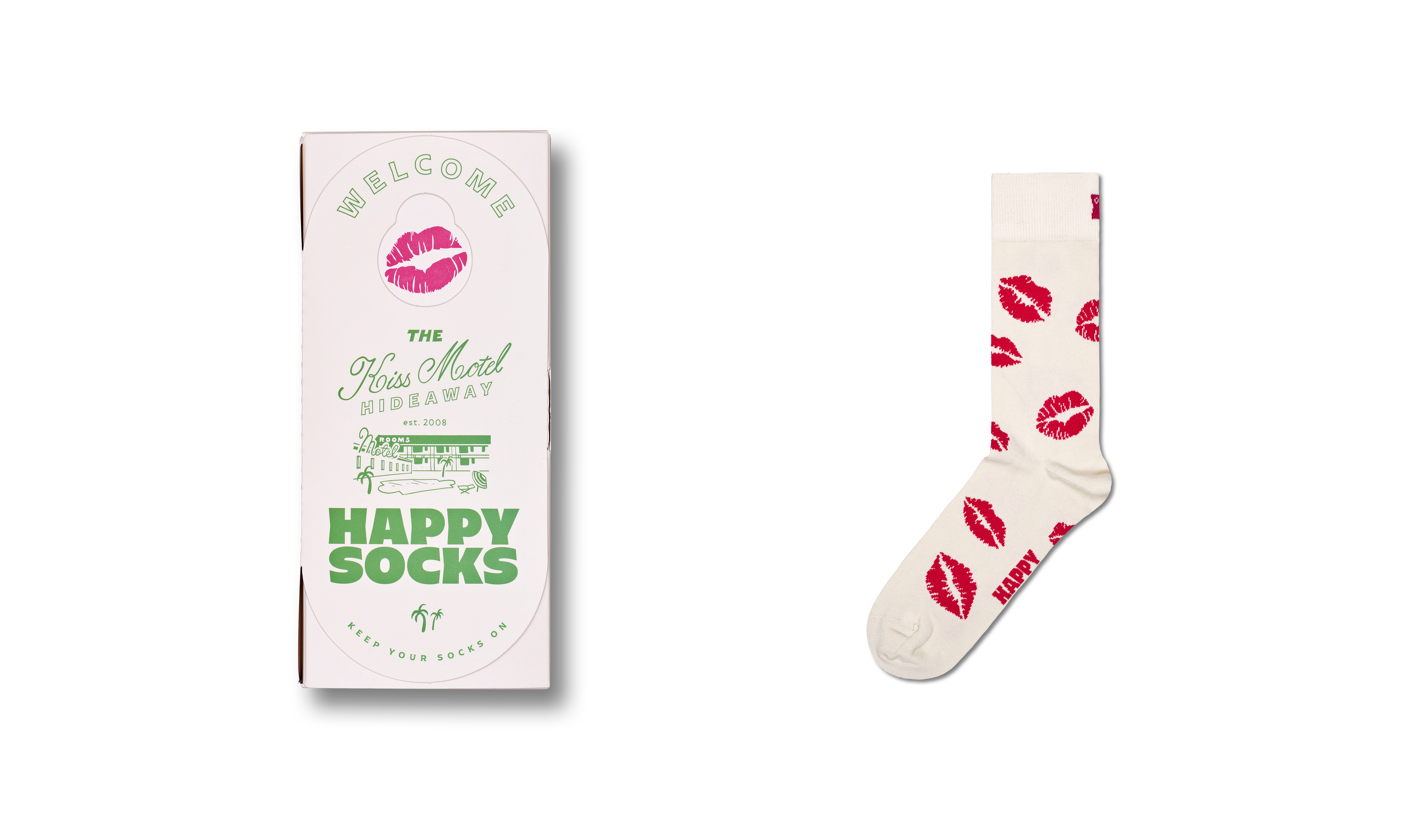 Valentines Socks Gift Set - Do Not Disturb Kiss Socks