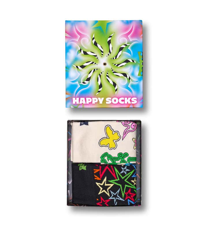 2-Pack Spinning Wheel Socks Gift Set