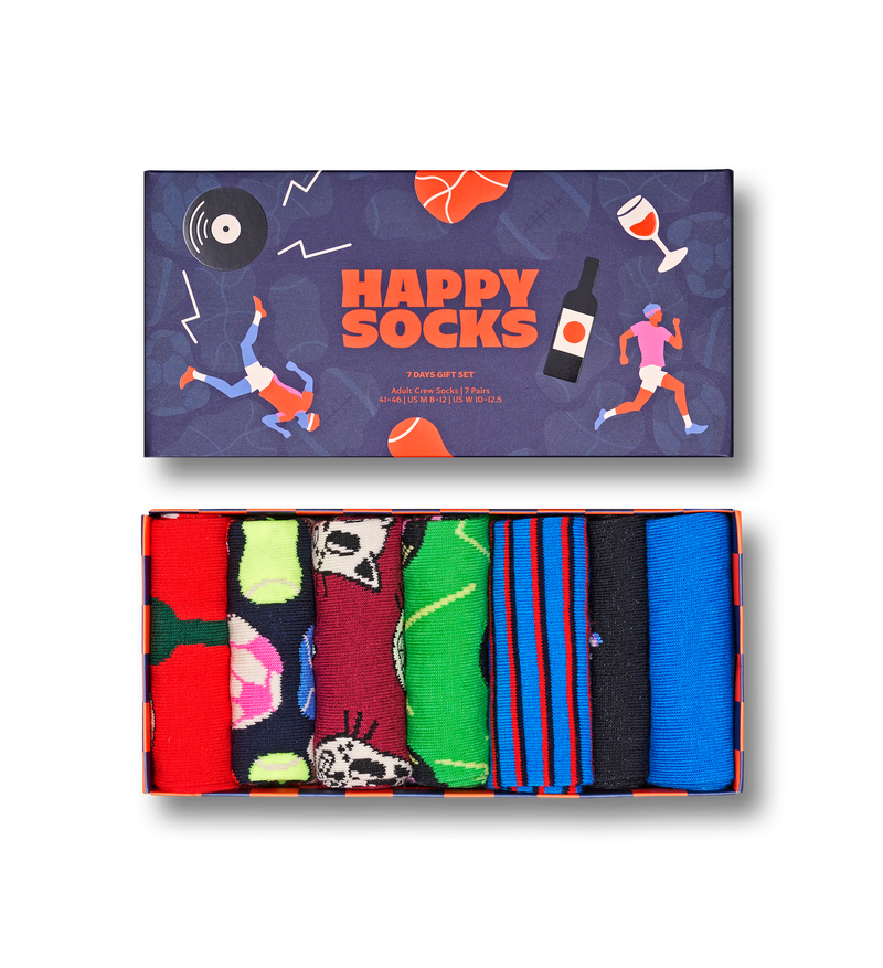 Navy 7-Pack 7 Days Socks Gift Set | Unique Gift Ideas