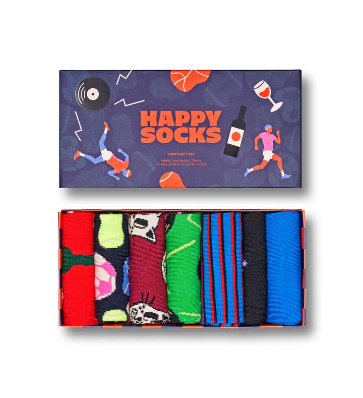 7-Pack 7 Days Socks Gift Set