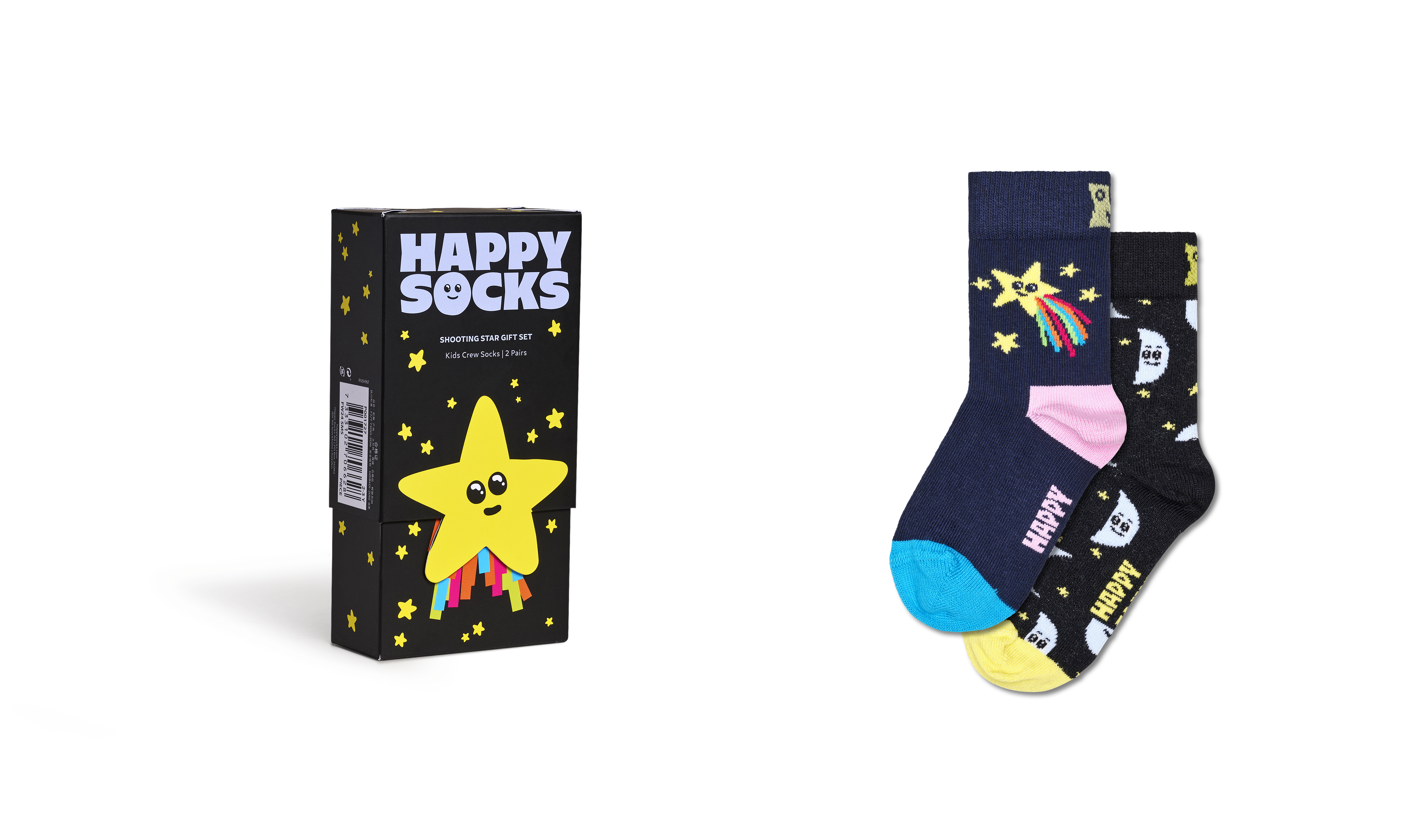 Kids 2-Pack Shooting Star Socks Gift Set