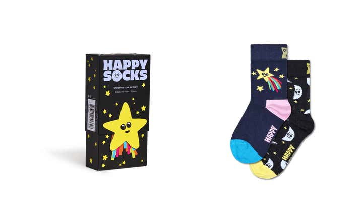 Kids 2-Pack Shooting Star Socks Gift Set