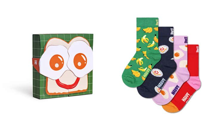 Kids 4-Pack Mask Socks Gift Set