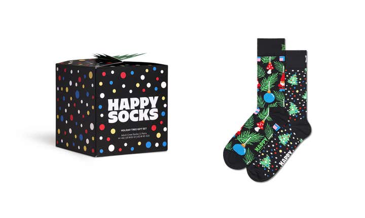 2-Pack Holiday Tree Socks Gift Set