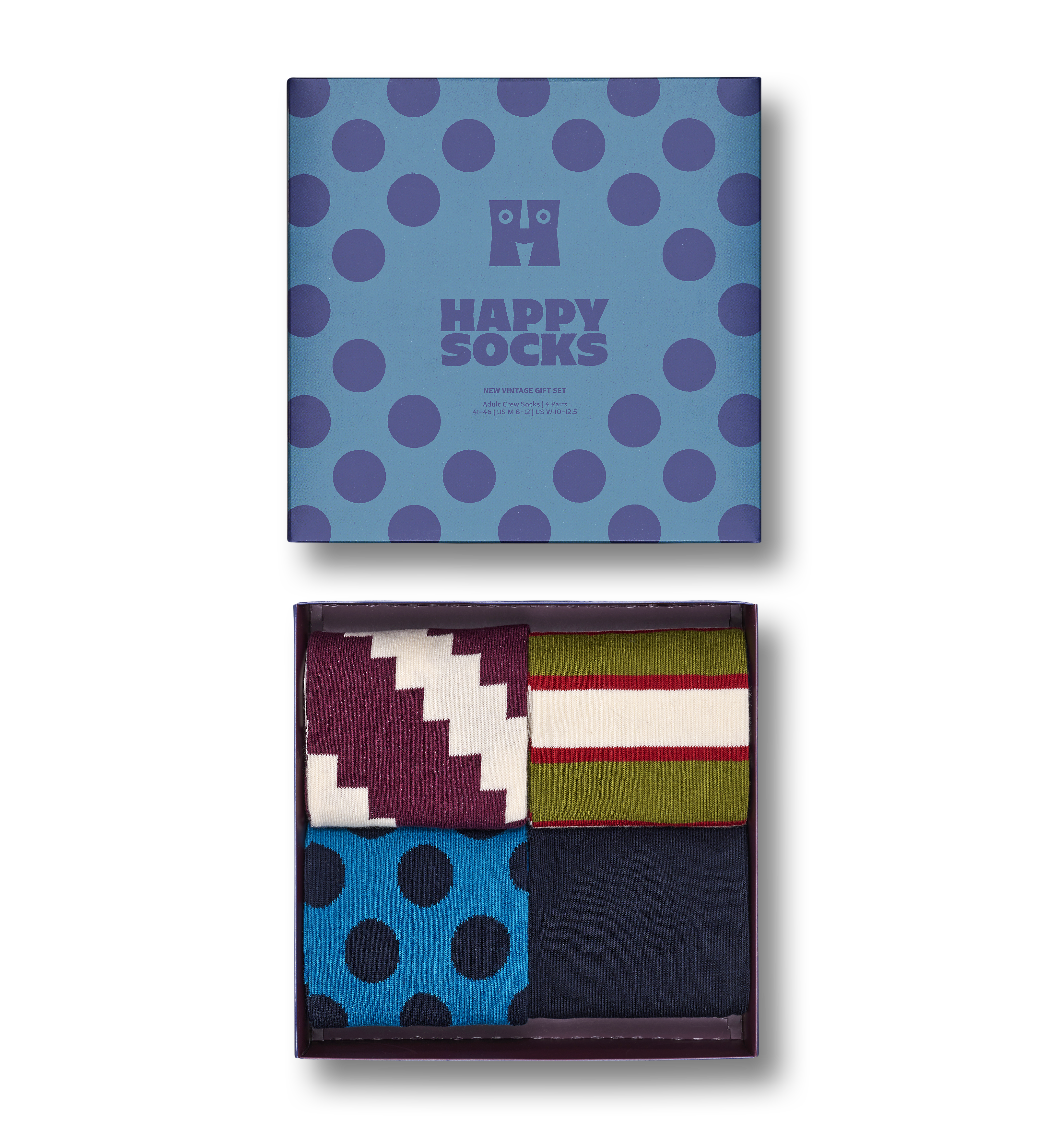Navy 4-Pack Socks Gift Set | Unique Fun Gift Ideas