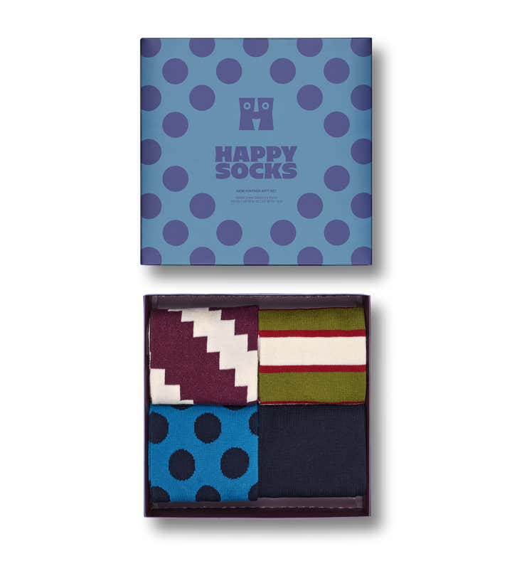 4-Pack New Vintage Socks Gift Set