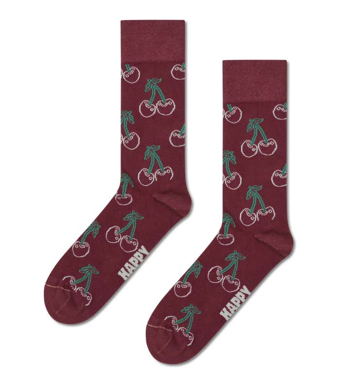 Cherry Natural Dye Sock