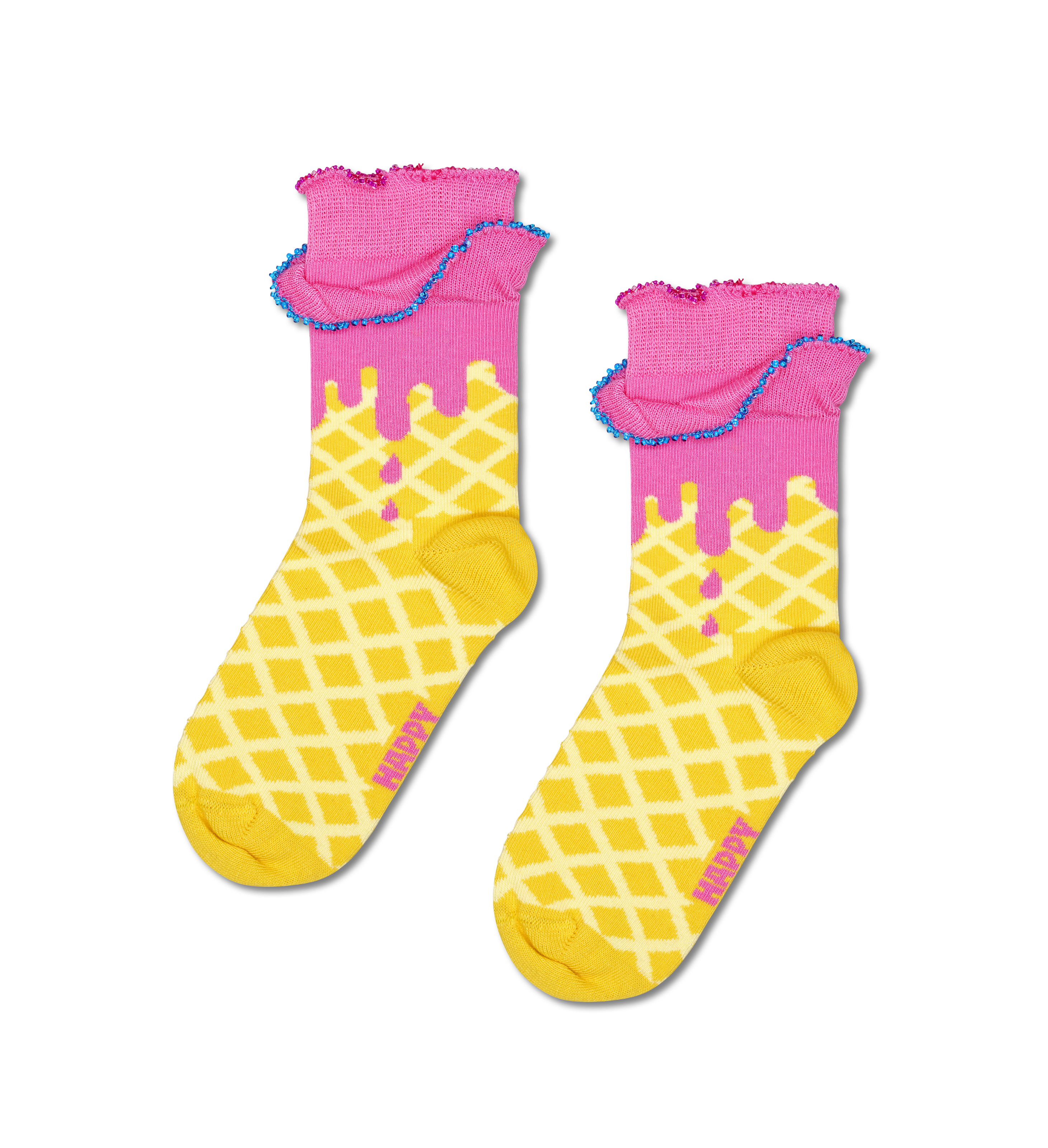 Happy Socks Kids Pride Smiling Heart Sock Happy Socks Kids Pride Smiling Heart Sock
