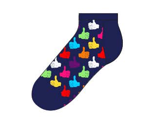 Thumbs Up Low Sock