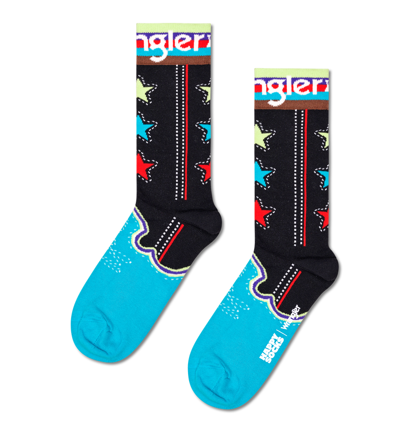 Black Wrangler The Bronc Crew Sock