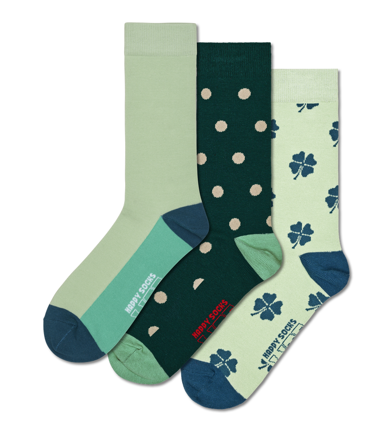 3-Pack LITE Green Socks