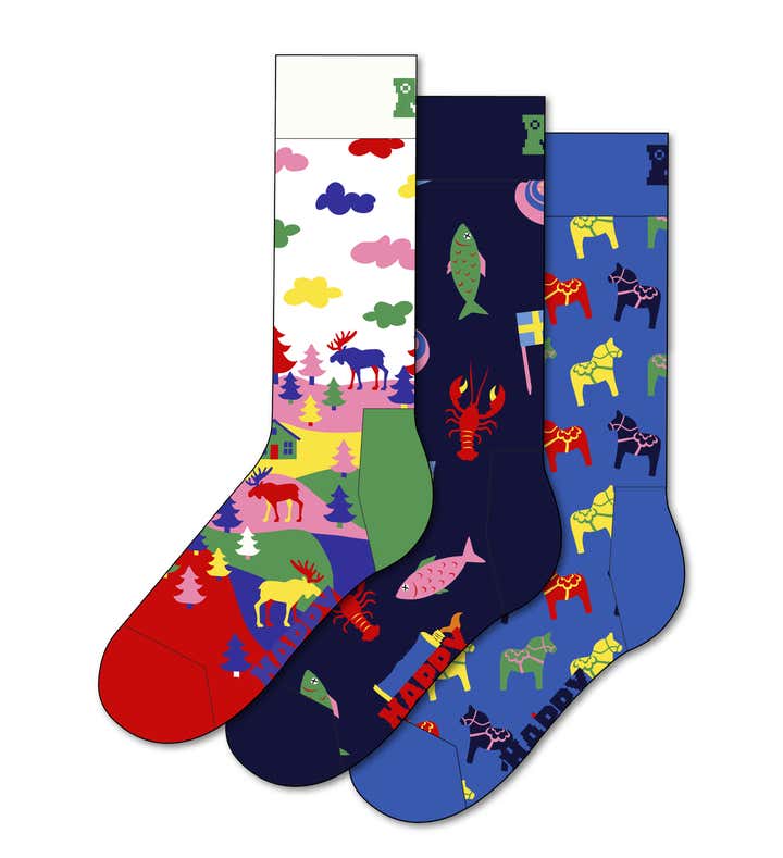 3-Pack So Swedish Socks Gift Set