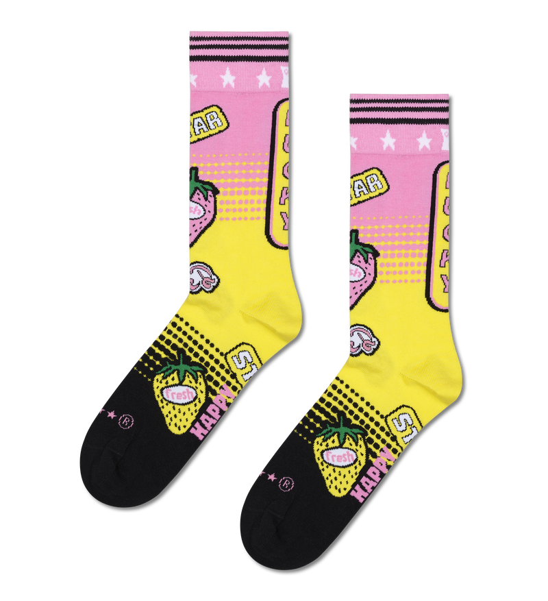 Yellow Lucky Crew Sock