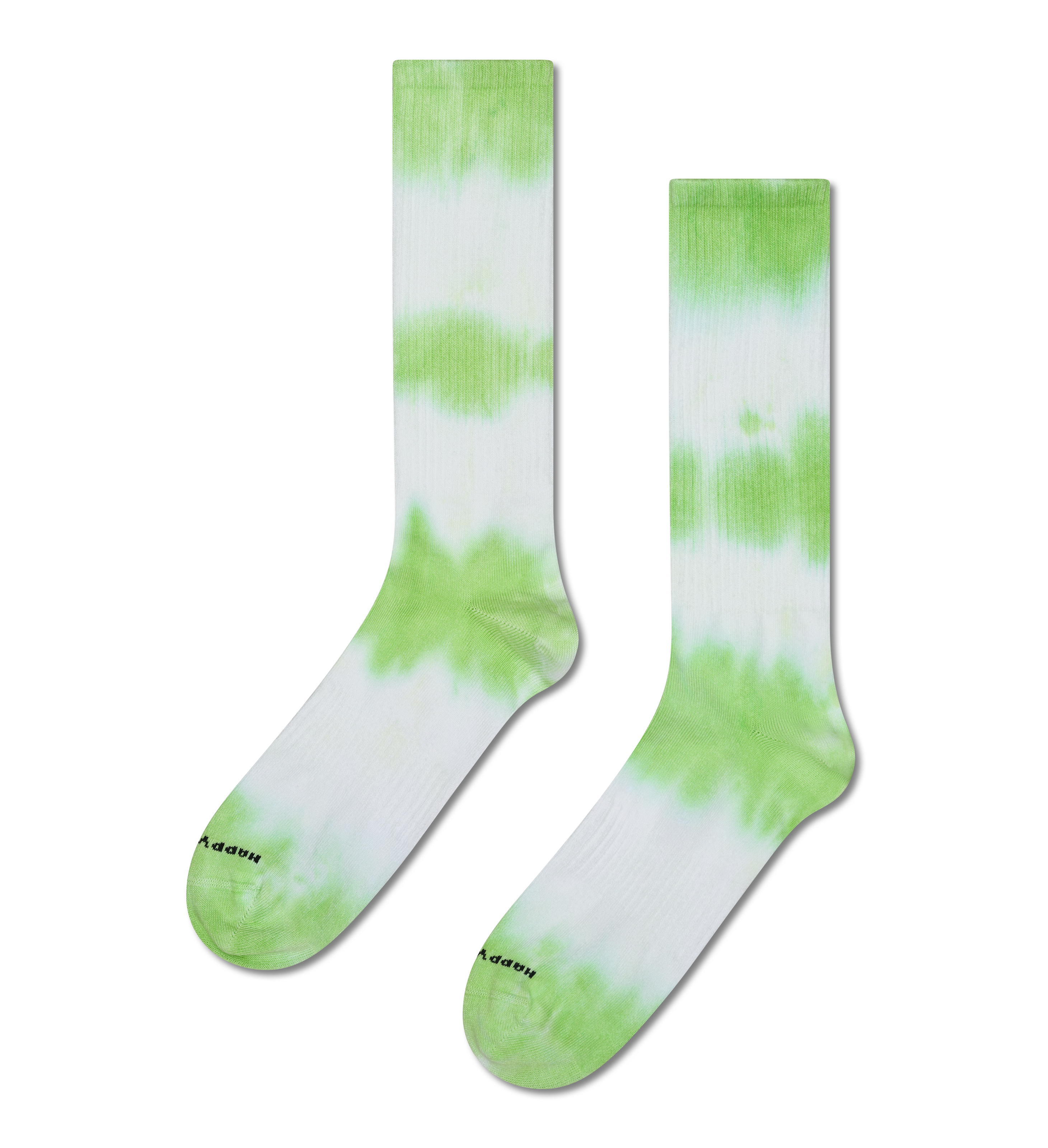White Tie-dye Sneaker Crew Sock