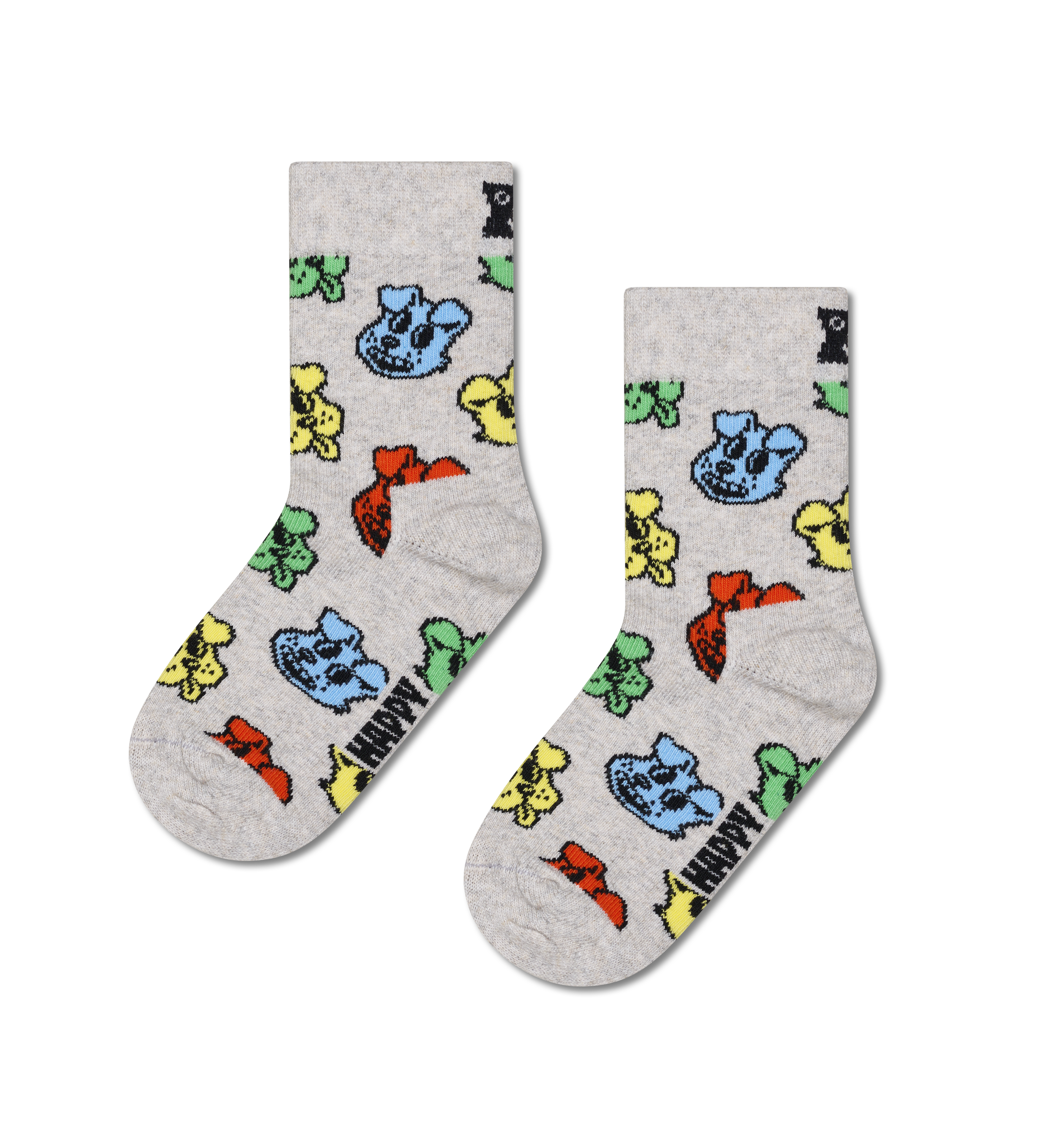 Kids Grey Doggo Crew Sock