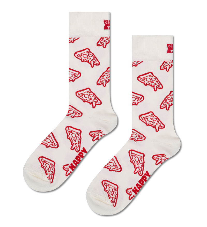 White Pizza Crew Sock