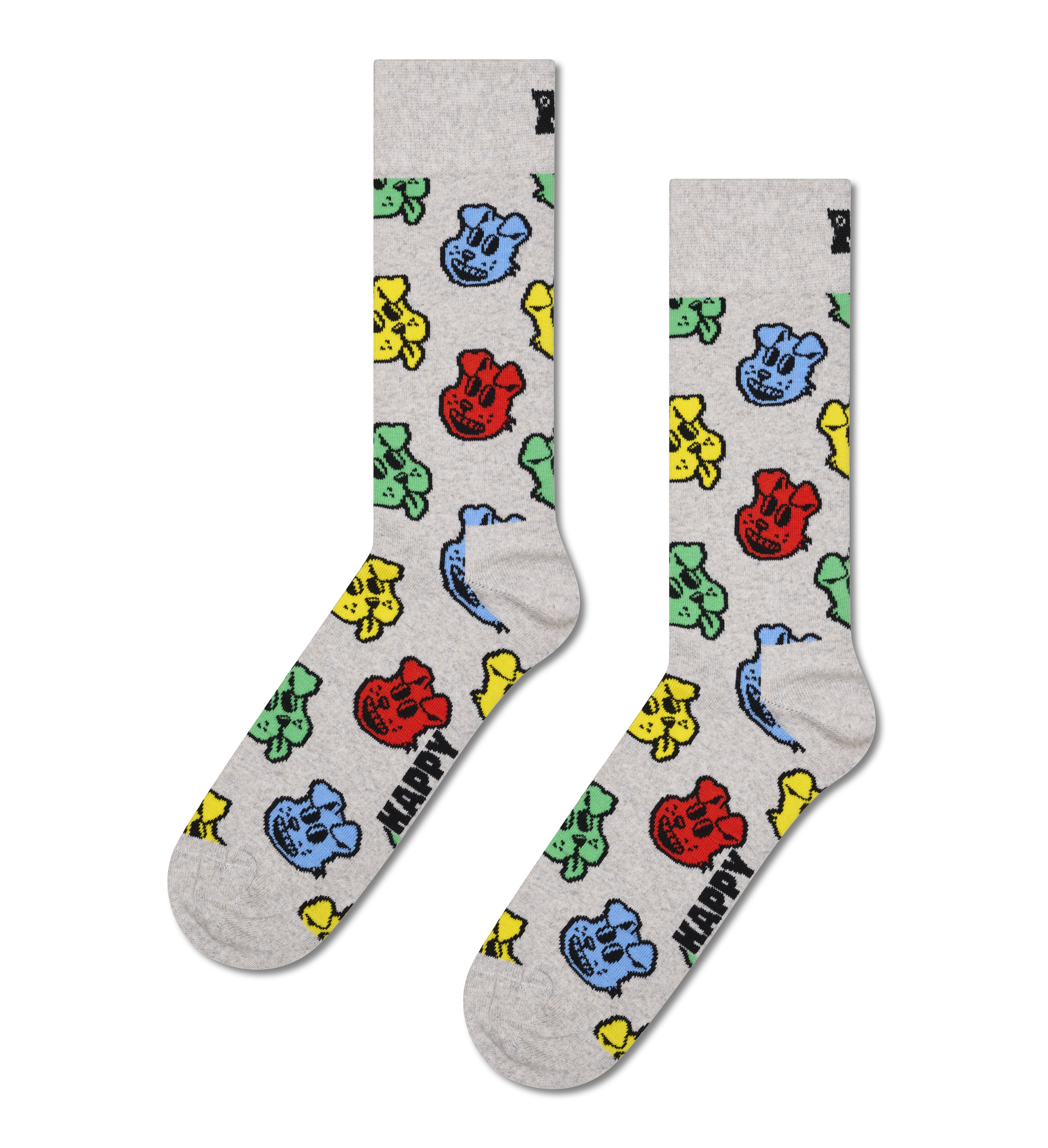 Grey Dog Crew Sock