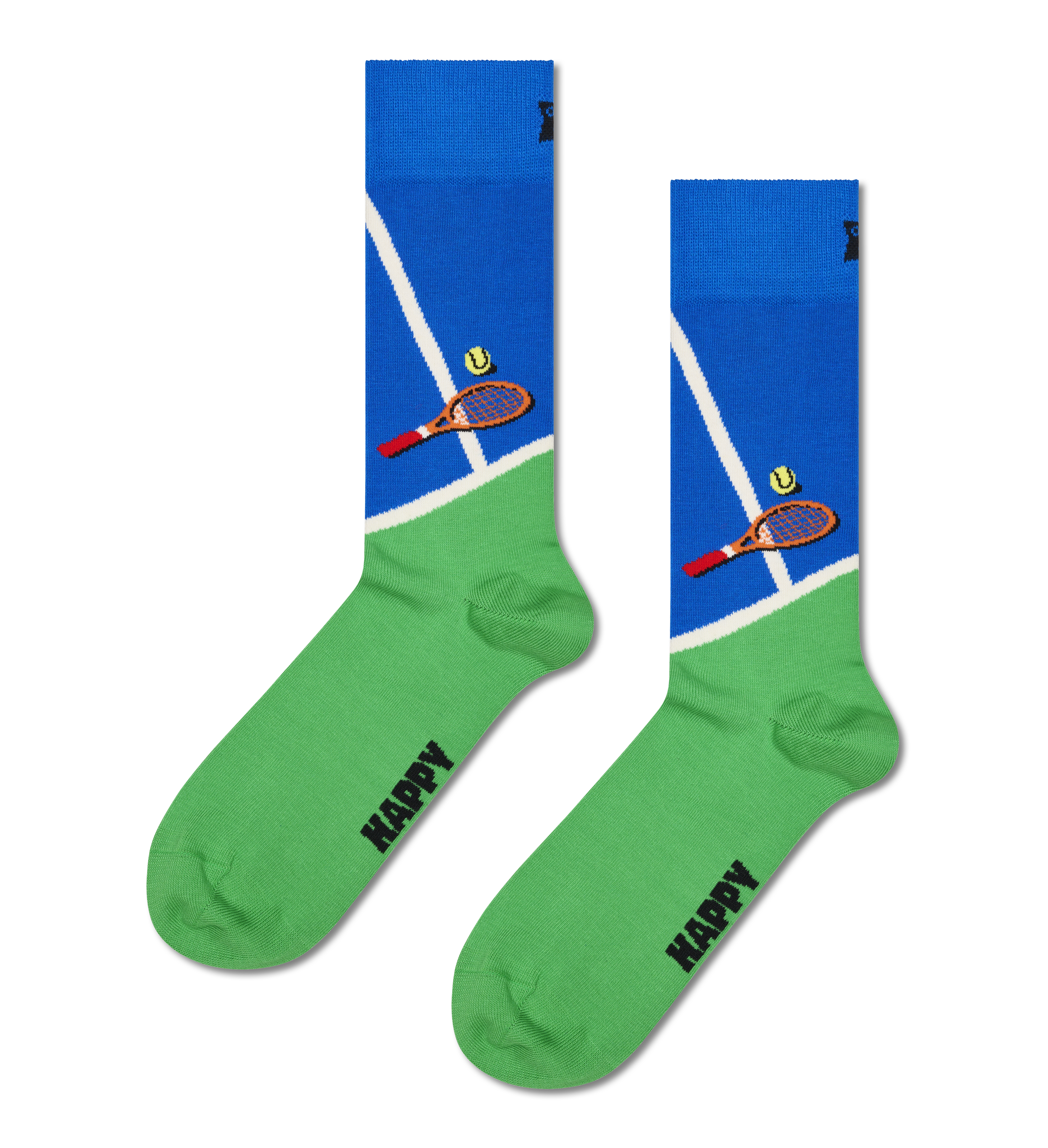 Green Tennis Crew Sock