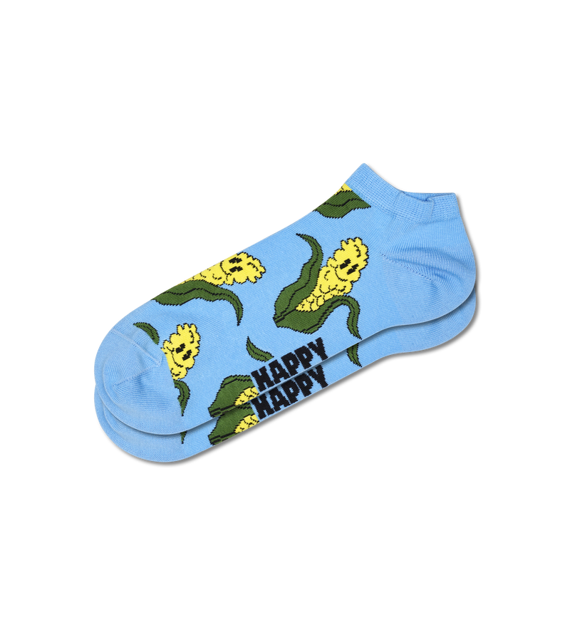 Light Blue Corn Low Sock