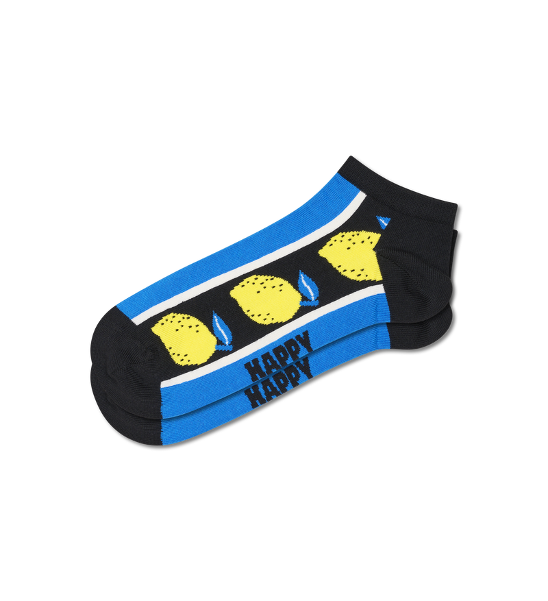 Blue Lemon Low Sock