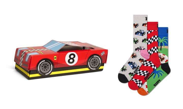 3-Pack Top Racer Socks Gift Set