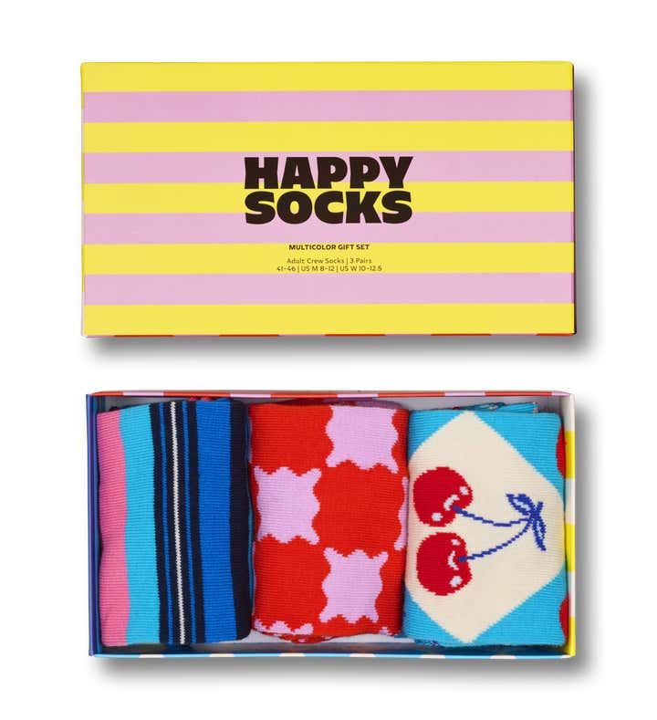 3-Pack Checks and Stripes Gift Set