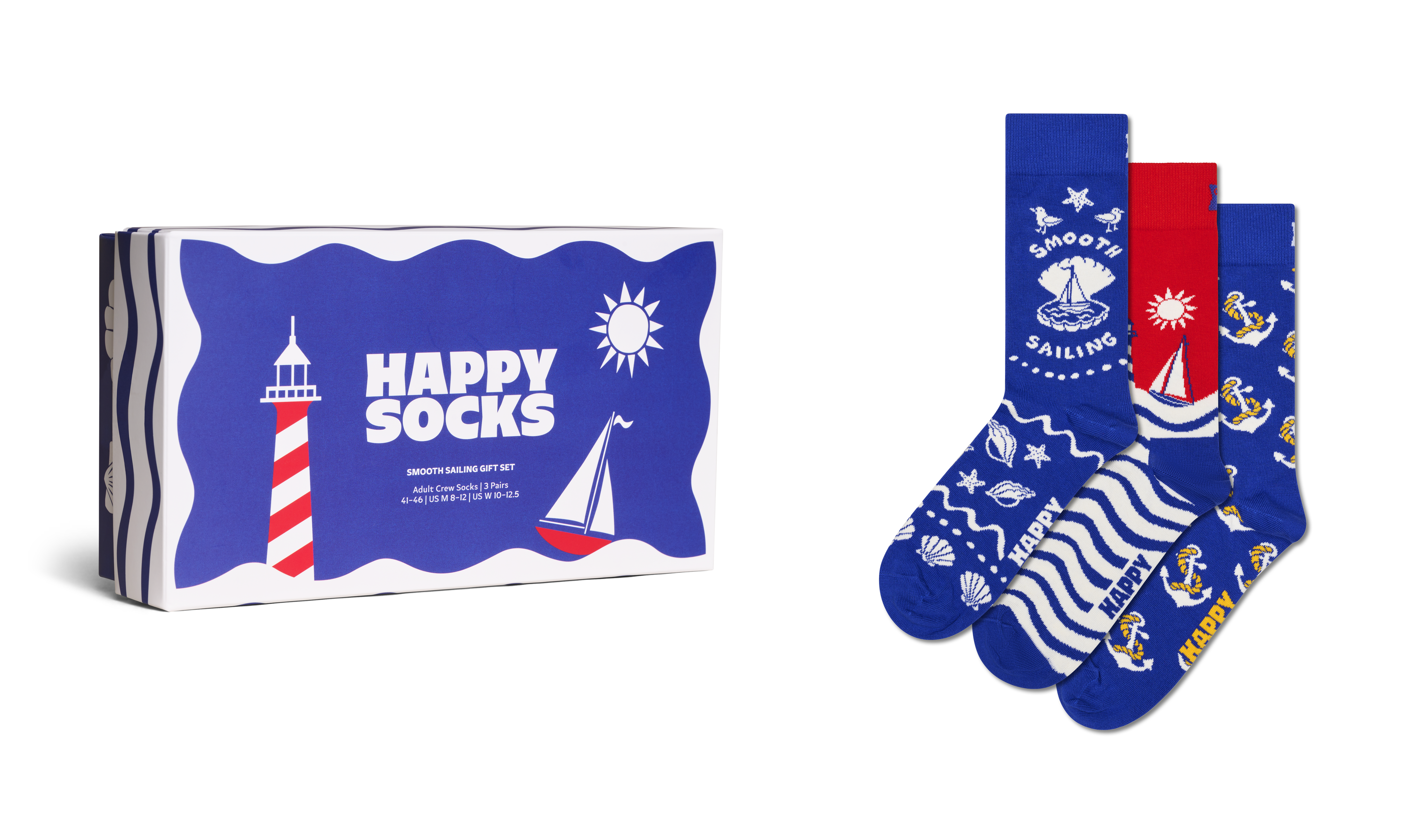 3-Pack Welcome To.. Crew Gift Set | Happy Socks US