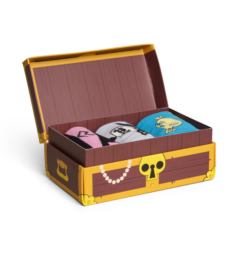 Kids 3-Pack Treasure Chest Socks Gift Set