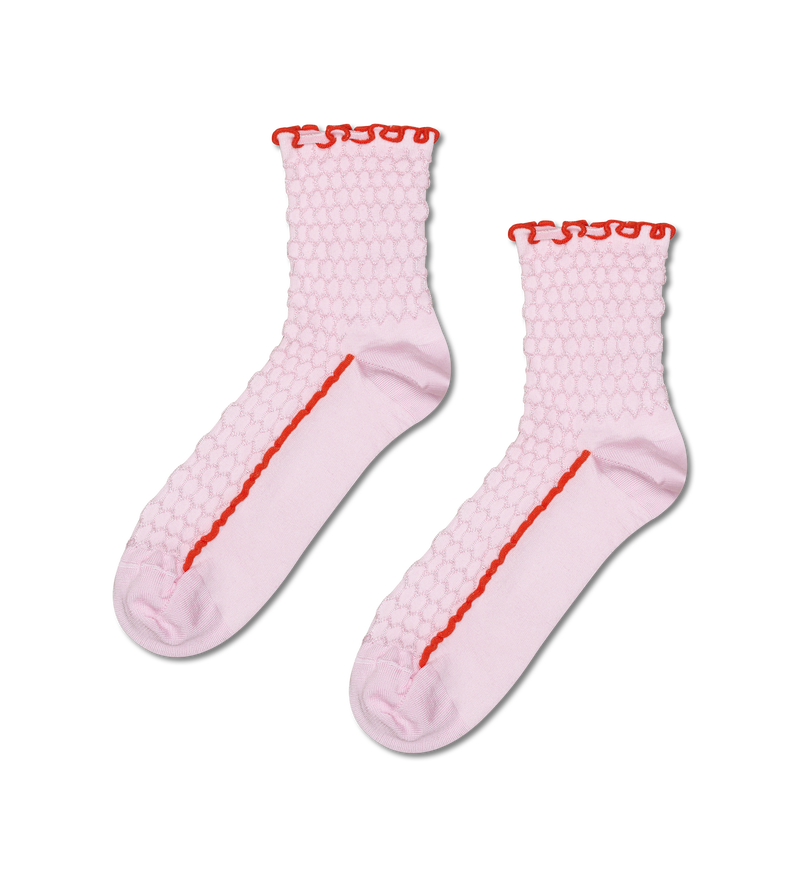Pink Structure Slinky 1/4 Crew Sock