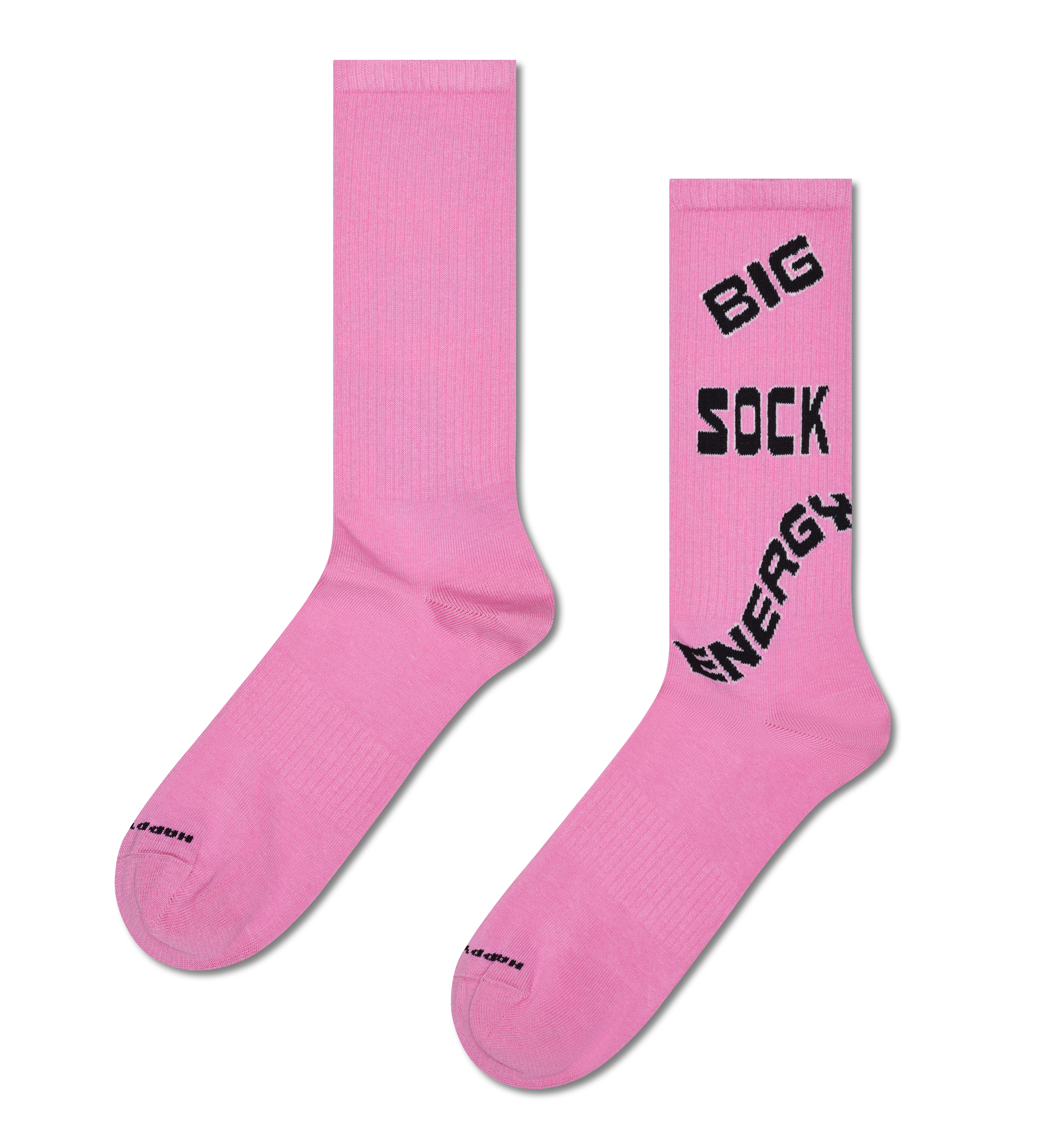 Pink Big Sock Energy Sneaker Crew Sock