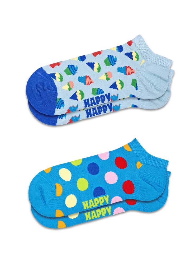 2-Pack Ice Cream Low Sock