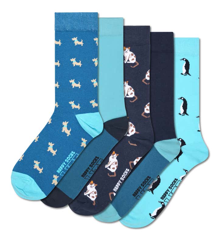 5-Pack LITE Animals Socks