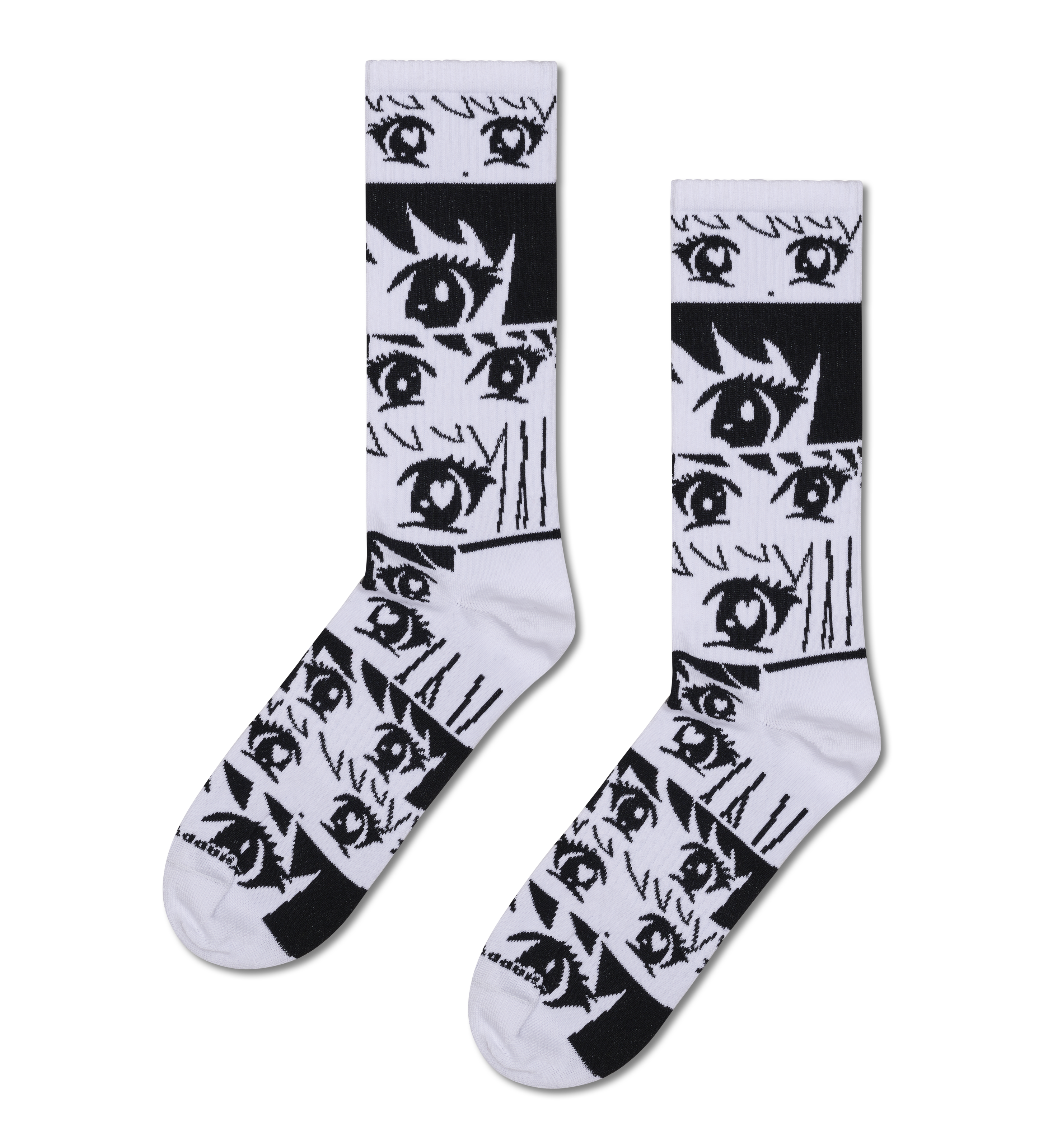 Anime Eyes Sneaker Socks | Fun & Novelty