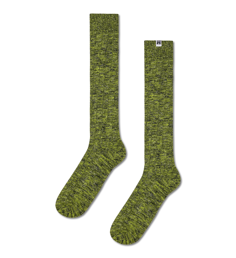 Green Shimmer Slouch Socks | Colorful & Glittery